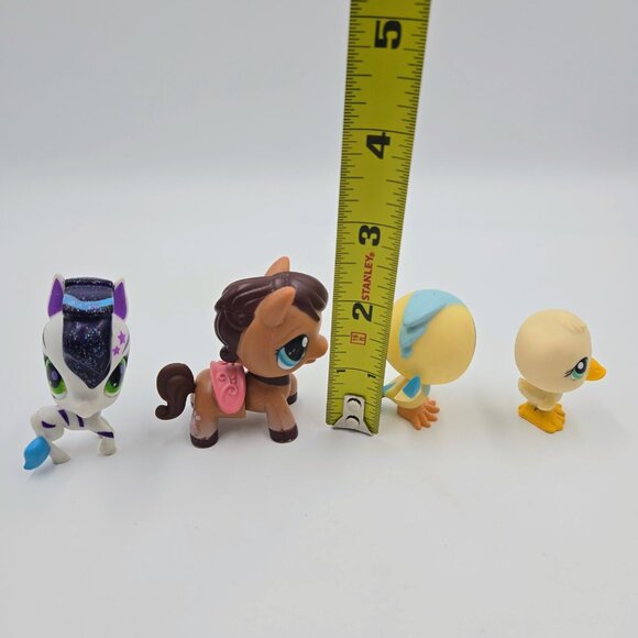 Littlest Pet Shop LPS Lot Zebra #2856 Horse #2257 Canary #2519 Duck #199 2005 - Picture 7 of 9